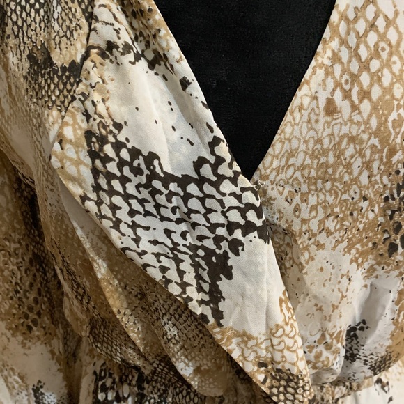 Snake Print Long Sleeve Dress - Picture 7 of 11